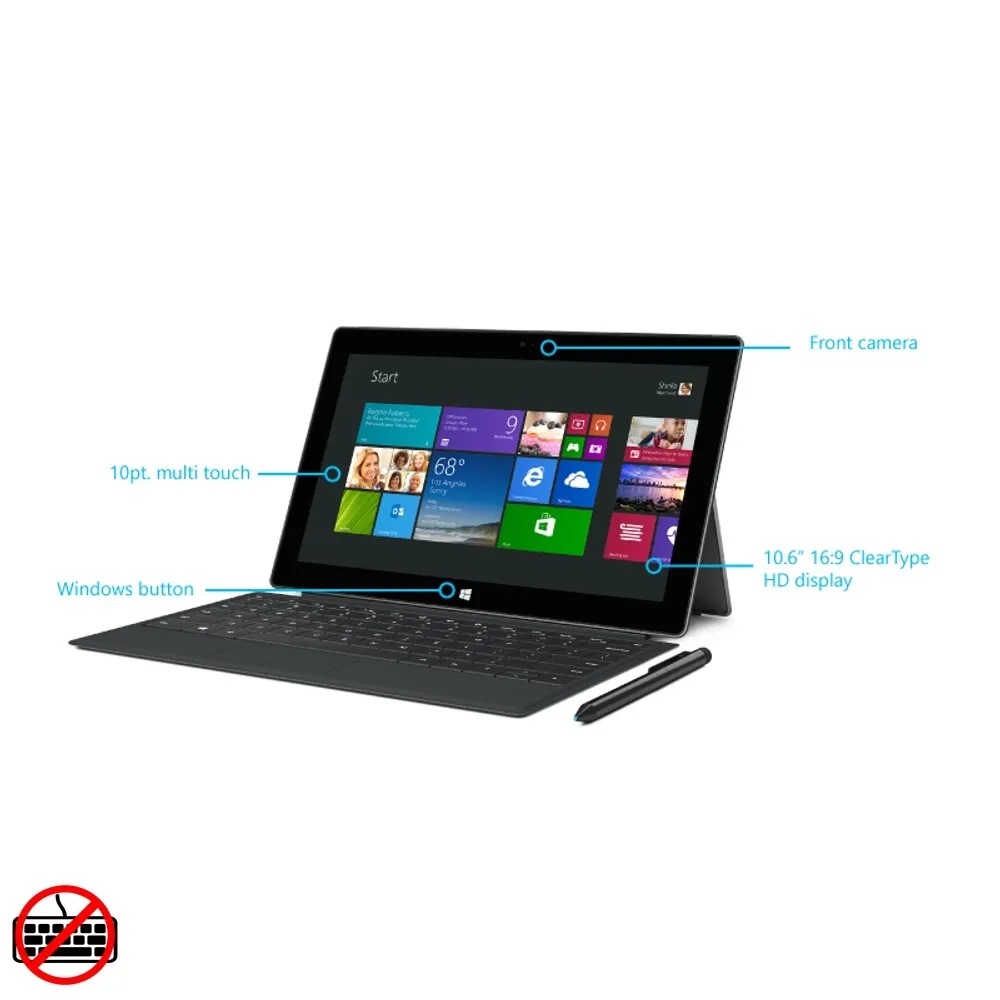 Microsoft Surface Pro 2 (Zonder Toetsenbord) refurbished
