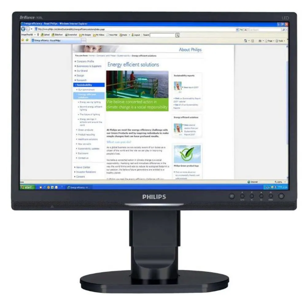 Philips Brilliance 190B1CB refurbished monitor